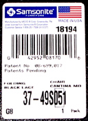 Chair Label